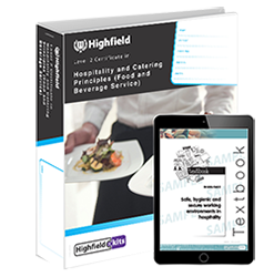 The Level 2 Certificate in Hospitality and Catering Principles (Food and Beverage Service) Highfield-kit